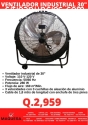 VENTILADOR INDUSTRIAL 30"