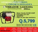 VIBRADOR GASOLINA MOTOR 100% JAPONÉS