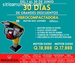 Vibrocompactadora con motor honda japone