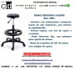 BANCO ERGONÓMICO REDONDO BRC.