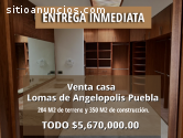 Casa en venta en Lomas de Angelopolis