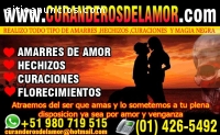 Curanderos del Amor. Amarres de Amor.