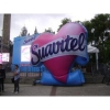inflable gigante con su publicidad