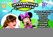 INVITACIONES DIGITALES PERSONALIZADAS (E