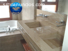 LAVABOS MINIMALISTA DE MÁRMOL PARA BAÑO