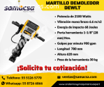 maquina Martillo eléctrico DEWALT