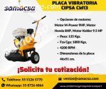 Placa vibratoria a gasolina CIPSA CM13