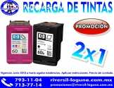 PROMOCION DE RECARGA DE TINTAS 2X1