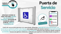 PUERTA DE SERVICIO PARA SILLA DE RUEDAS