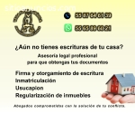 REGULARIZACIÓN DE INMUEBLES ASESORÍA