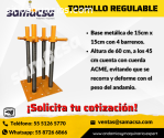 Tornillos de nivelación Regulable