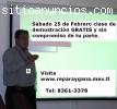 Repara laptop y computadoras clase grati
