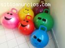 PELOTAS  SALTARINAS CON AGARRADERAS