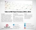 Taller de MS Project Versiones 2010 y 20