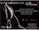 Licenciatura Acondicionamiento Físico y
