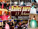 Renta de Chambelanes + Bailes = $3,900