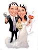 ILUSTRACION DE NOVIOS EN CARICATURA