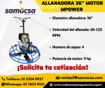 Allanadora MPOWER 36” motor de 9h A GASO