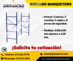 Andamio Banquetero equipo para construcc