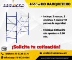 ANDAMIO DE TRABAJO Banqueteros