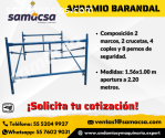 Andamio de trabajo Barandal, reforzados