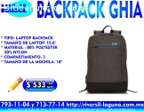 BACK PACJ GHIA PARA EL REGRESO A CLASES