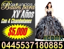 BAILES PARA XV AÑOS con 4 CHAMBELANES