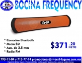 BOCINA BLUETOOTH FREQUENCY