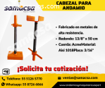 Cabezal soporte regulable para Andamio