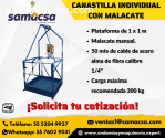 Canastilla elevación de materiales mod.