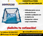 Canastilla para carga de materiales