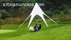 carpa en forma de estrella con tu diseñ