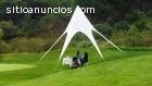 Carpa impresa con  logotipo de su prefer