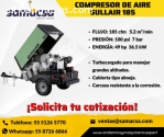 Compresor de aire Sullair 185, 49hp 36.5