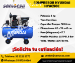 Compresor Hyundai HYAC50C, potencia de 1