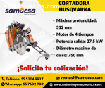 Cortador Husqvarna de piso. Cortadora