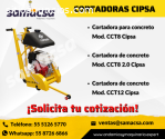 Cortadora de piso CIPSA modelos cct8 y c