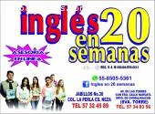 Cursos especiales de inglés.
