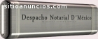 DESPACHO JURÍDICO Y NOTARIAL