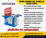 Dobladora de Varilla Alba D52L a 110 o 2