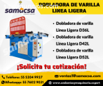 Dobladora de Varilla Alba D52L a 110 o 2