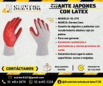 Guantes japones con látex echo de algodó