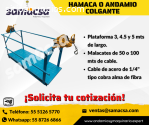 Hamaca de 2m con malacate manual