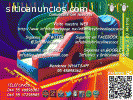 Juego Inflable Resbaladilla con Cubo Tul