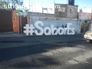 LETRAS DE ALUMINIO Y GAS NEON