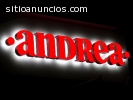 Letras y anuncios Luminosos 3d urgentes