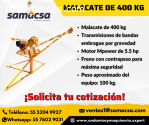 Malacate integral  400 kg 