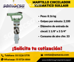 Martillo cincelador marca Sullair