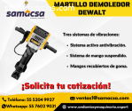 Martillo DEWALT energía impacto 68 Jules