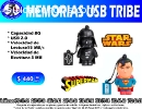 MEMORIAS USB DE SUPERMAN Y DARTH VADER